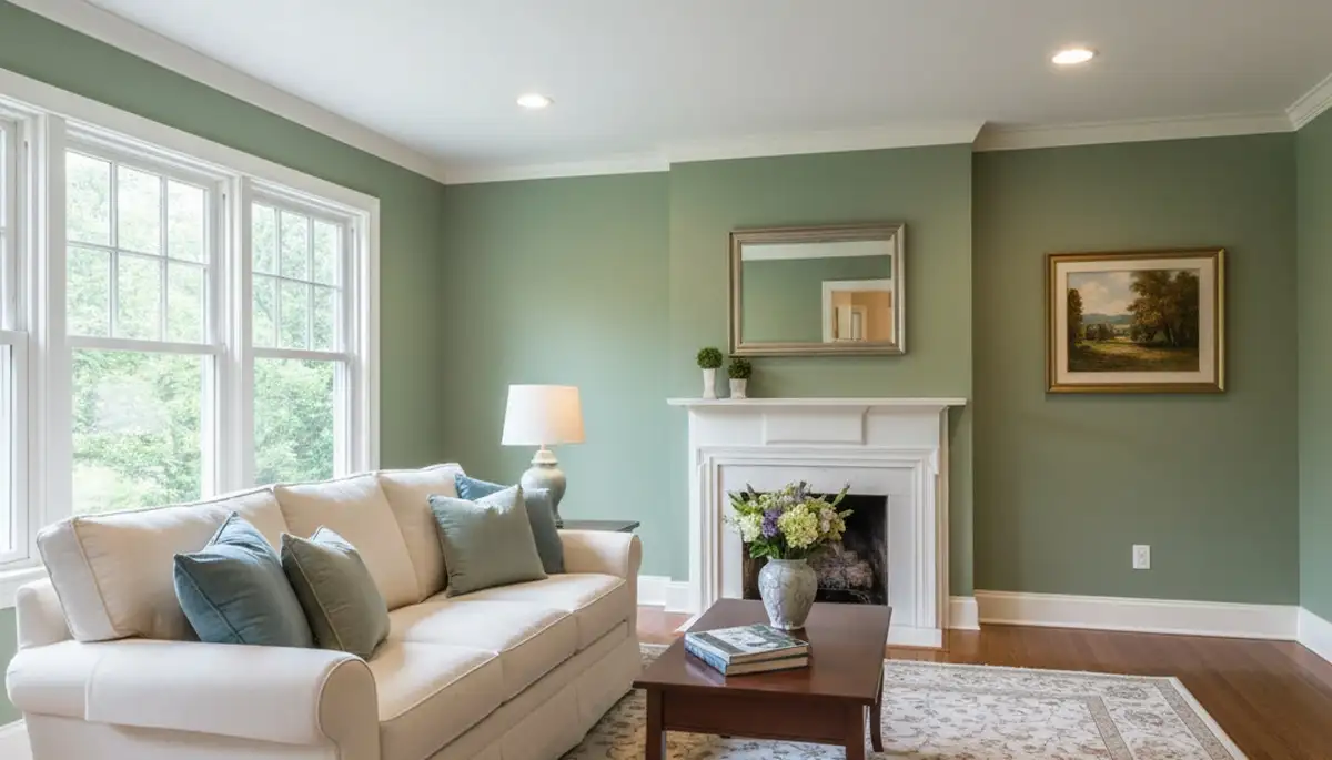Professional interior house painting in Worcester MA showcasing smooth walls and fresh modern colors