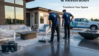 Professional concrete staining in Worcester MA for durable, colorful garage and patio floors