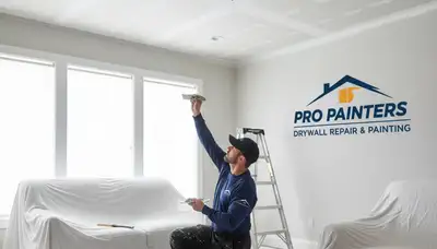 Professional drywall repair and wall restoration by expert painters in Worcester, MA home interior