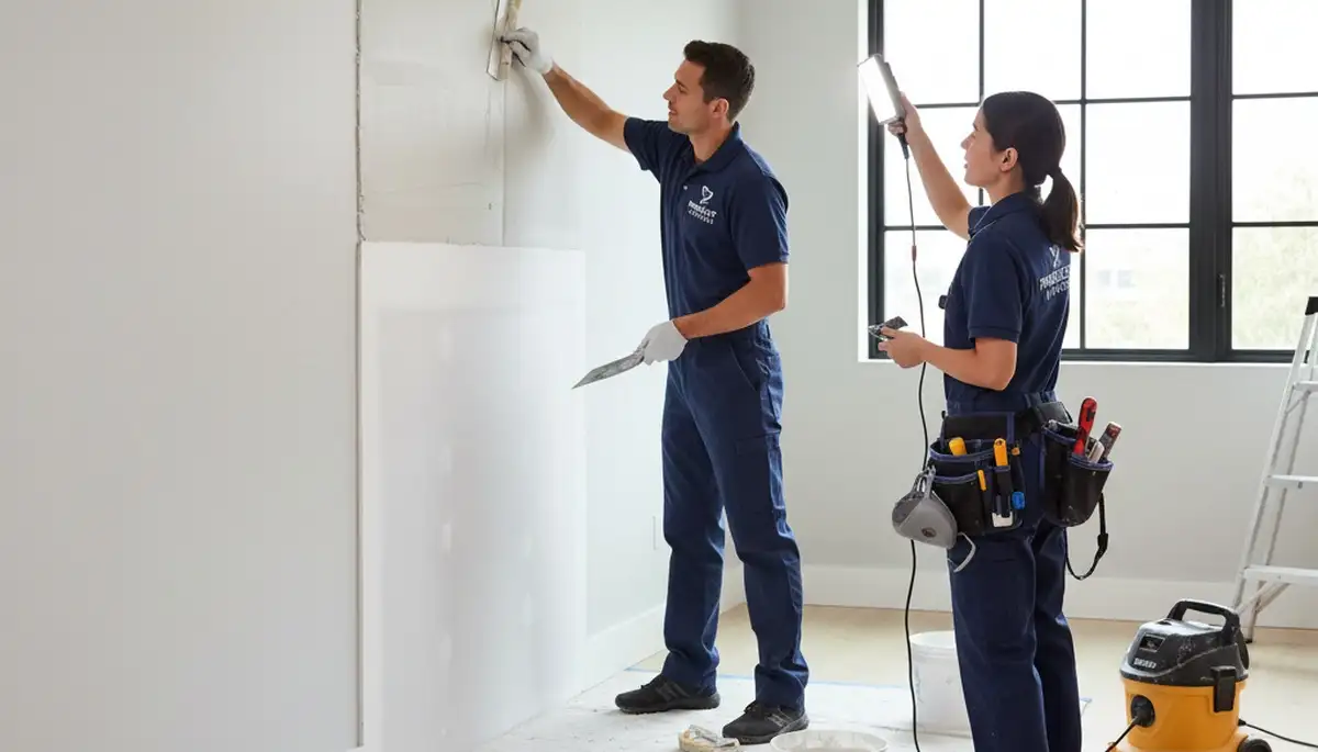 Professional drywall repair and wall restoration by house painters in Worcester, MA