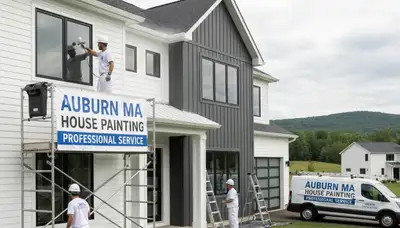 Professional house painters in Worcester MA providing expert residential exterior painting services