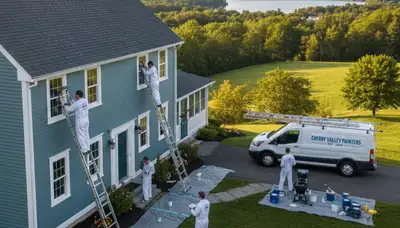 Worcester, MA house painting contractors providing professional interior and exterior painting services
