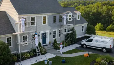 Professional house painters in Worcester MA providing expert exterior and interior painting services