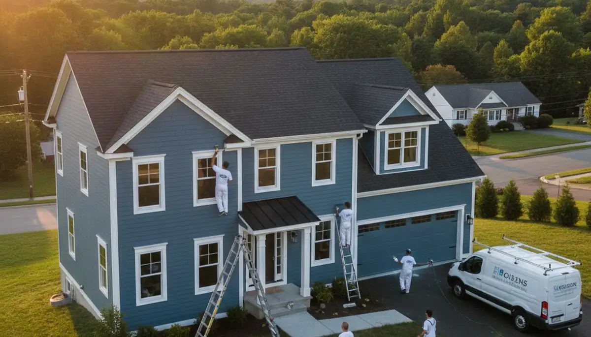 Professional house painters in Worcester MA providing expert exterior painting services