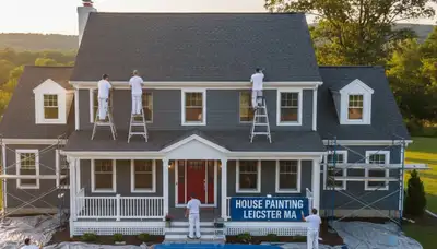 Professional house painters in Worcester MA providing expert exterior and interior painting services
