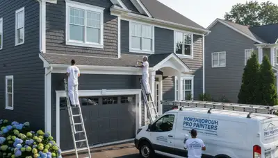 Professional house painters in Worcester MA providing expert exterior and interior painting services