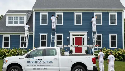 House painters in Worcester, MA providing professional interior and exterior painting services