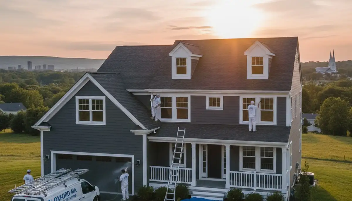 House painting contractors in Worcester, MA providing professional interior and exterior painting services