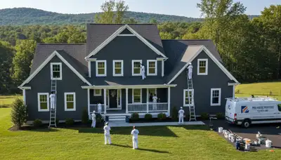 Professional house painters in Worcester MA providing expert residential painting services