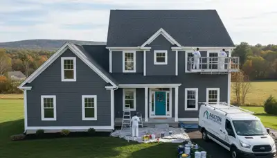 Professional house painters in Worcester MA providing exterior home painting services