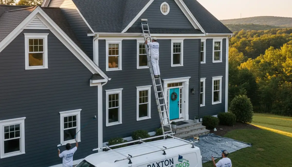 Professional house painting contractors improving curb appeal in Worcester, MA