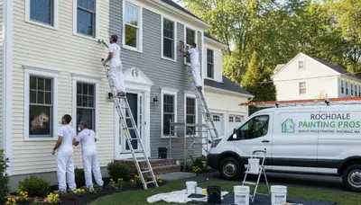 Professional house painters in Worcester MA exterior home painting by local experts