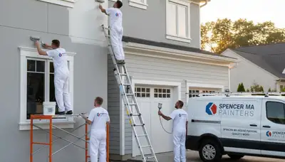 Professional house painters in Worcester MA providing expert exterior and interior painting services