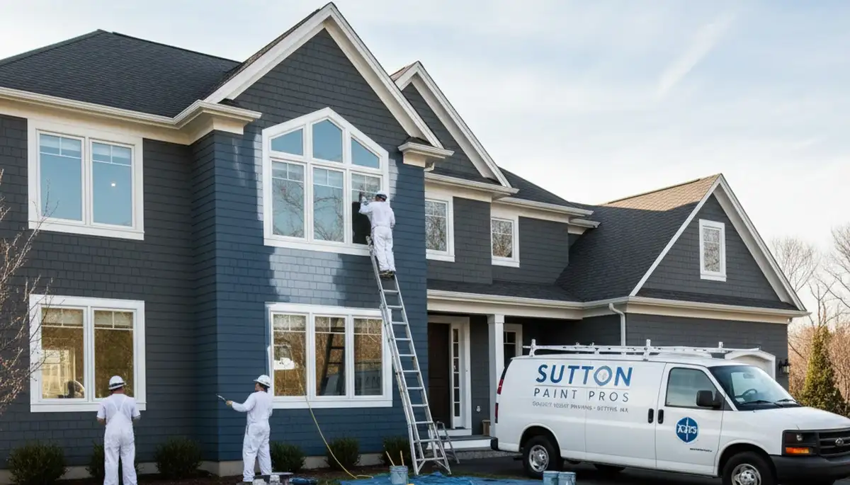 Professional house painters in Worcester MA providing expert residential exterior painting services